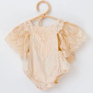 Oakley Romper in Beige